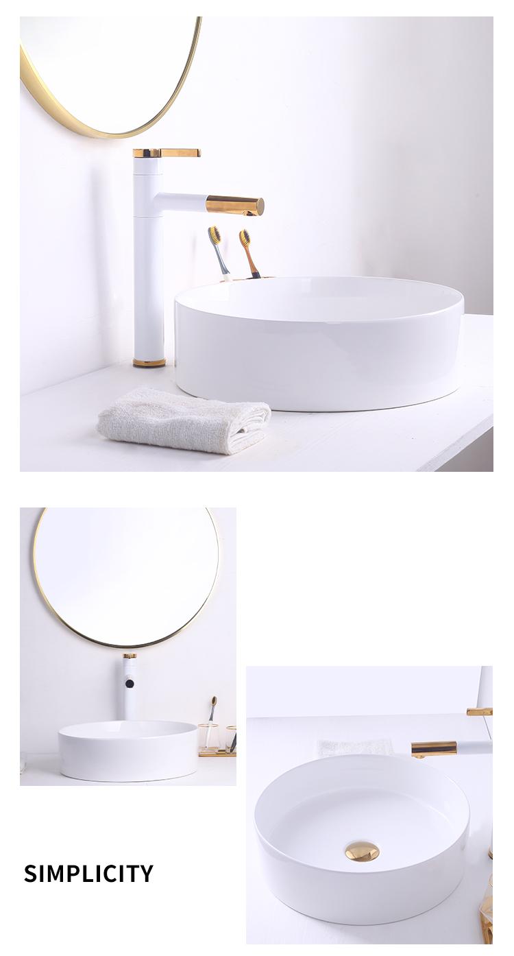 Раковина для раковины для ванной комнаты с круглой столешницей из .